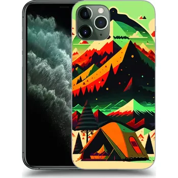 Pouzdro na mobilní telefon Picasee silikonový černý obal pro Apple iPhone 11 Pro Max - Montreal