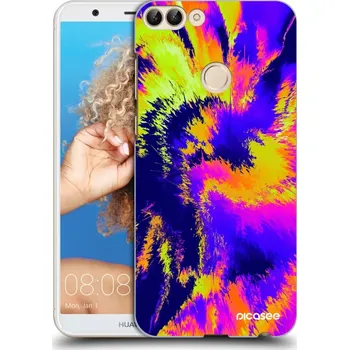 Pouzdro na mobilní telefon Picasee silikonový průhledný obal pro Huawei P Smart - Burn