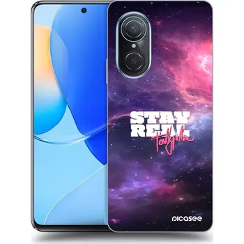 Pouzdro na mobilní telefon Picasee silikonový černý obal pro Huawei Nova 9 SE - Stay Real