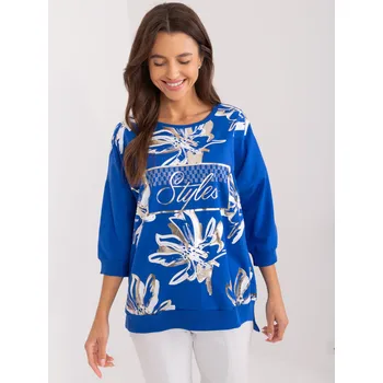 Dámská košile Halenka RV BZ 9421.99 kobaltově modrá jedna velikost