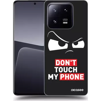 Pouzdro na mobilní telefon Picasee silikonový černý obal pro Xiaomi 14 Pro - Cloudy Eye - Transparent