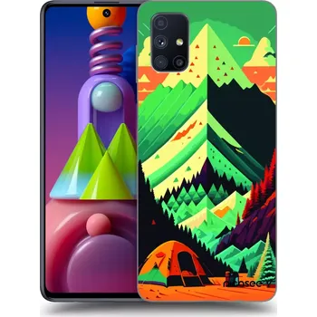 Pouzdro na mobilní telefon Picasee silikonový průhledný obal pro Samsung Galaxy M51 M515F - Whistler