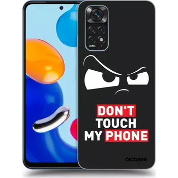 Pouzdro na mobilní telefon Picasee silikonový černý obal pro Xiaomi Redmi Note 11S 4G - Cloudy Eye - Transparent