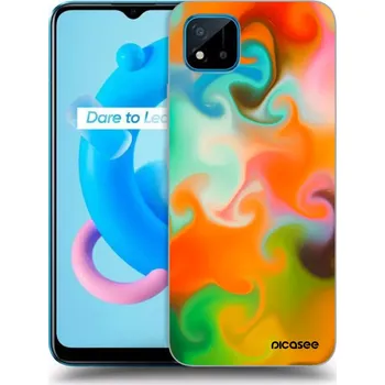 Pouzdro na mobilní telefon Picasee silikonový průhledný obal pro Realme C11 (2021) - Juice