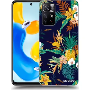 Pouzdro na mobilní telefon Picasee silikonový průhledný obal pro Xiaomi Redmi Note 11S 5G - Pineapple Color