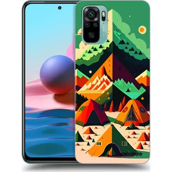 Pouzdro na mobilní telefon Picasee silikonový černý obal pro Xiaomi Redmi Note 10 - Alaska