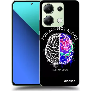 Pouzdro na mobilní telefon Picasee ULTIMATE CASE pro Xiaomi Redmi Note 13 4G - Brain - White