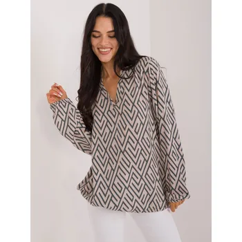 Dámská košile Halenka D73771M11186B béžová S