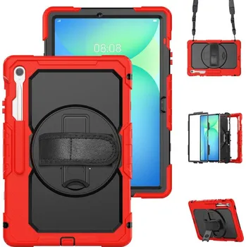 Příslušenství pro tablet VSECHNONAMOBIL 109856 SOLID 360 Odolný obal pro Samsung Galaxy Tab S10 FE+ červený