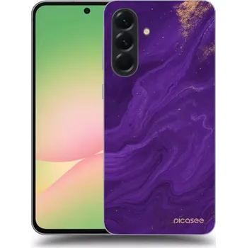Pouzdro na mobilní telefon Picasee silikonový průhledný obal pro Samsung Galaxy A56 5G A566B - Fialová