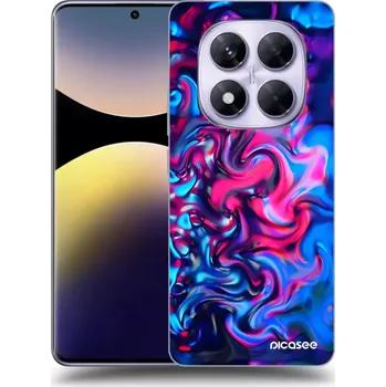 Pouzdro na mobilní telefon Picasee silikonový černý obal pro Xiaomi Redmi Note 14 Pro 4G - Redlight