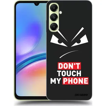 Pouzdro na mobilní telefon Picasee silikonový černý obal pro Samsung Galaxy A05s A057G - Evil Eye - Transparent