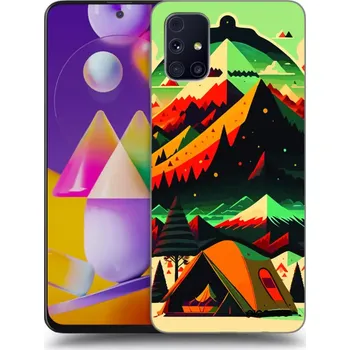 Pouzdro na mobilní telefon Picasee silikonový průhledný obal pro Samsung Galaxy M31s - Montreal