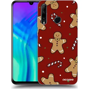 Pouzdro na mobilní telefon Picasee silikonový černý obal pro Honor 20 Lite - Gingerbread 2