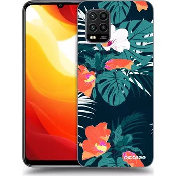 Pouzdro na mobilní telefon Picasee silikonový průhledný obal pro Xiaomi Mi 10 Lite - Monstera Color