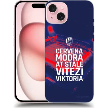 Pouzdro na mobilní telefon Picasee silikonový průhledný obal pro Apple iPhone 15 - FC Viktoria Plzeň E