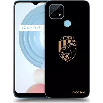 Pouzdro na mobilní telefon Picasee silikonový černý obal pro Realme C21 - FC Viktoria Plzeň I