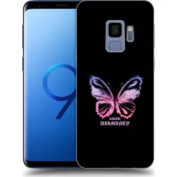 Pouzdro na mobilní telefon Picasee silikonový průhledný obal pro Samsung Galaxy S9 G960F - Diamanty Purple