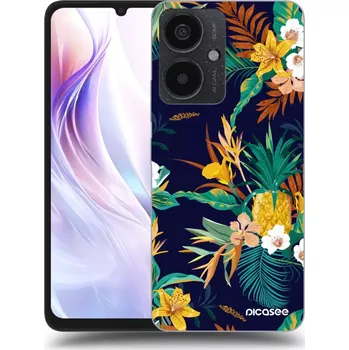 Pouzdro na mobilní telefon Picasee silikonový průhledný obal pro Xiaomi Redmi 13C 5G - Pineapple Color