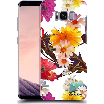 Pouzdro na mobilní telefon Picasee silikonový průhledný obal pro Samsung Galaxy S8 G950F - Meadow