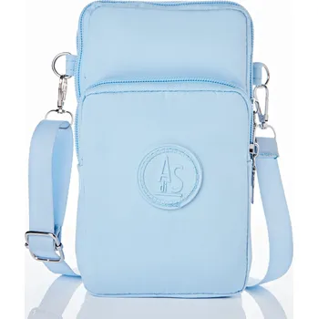 Kabelka 3Pagen Taška Sandy světle modrá 10 x 5 x 19 cm