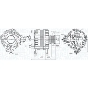 Alternátor Alternátor MAGNETI MARELLI MQA6193