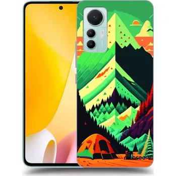 Pouzdro na mobilní telefon Picasee silikonový černý obal pro Xiaomi 12 Lite - Whistler