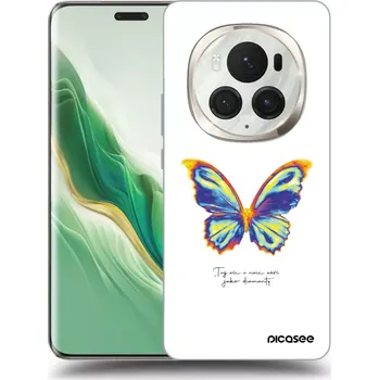 Pouzdro na mobilní telefon Picasee silikonový černý obal pro Honor Magic6 Pro - Diamanty White