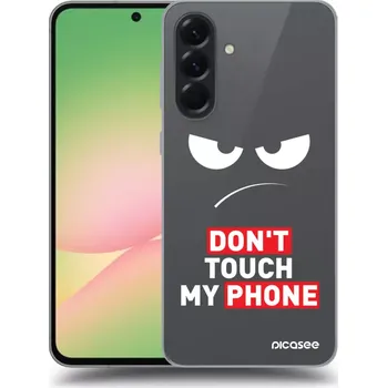 Pouzdro na mobilní telefon Picasee silikonový průhledný obal pro Samsung Galaxy A56 5G A566B - Angry Eyes - Transparent