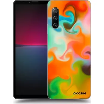 Pouzdro na mobilní telefon Picasee silikonový průhledný obal pro Sony Xperia 10 IV 5G - Juice