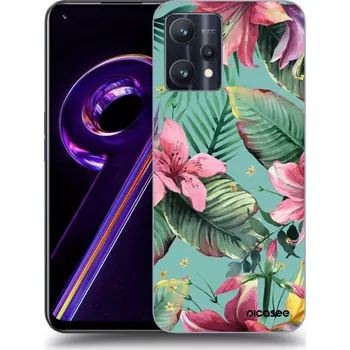 Pouzdro na mobilní telefon Picasee silikonový černý obal pro Realme 9 Pro 5G - Hawaii