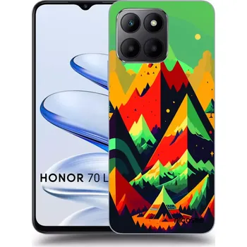 Pouzdro na mobilní telefon Picasee silikonový černý obal pro Honor 70 Lite - Toronto