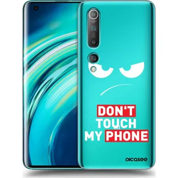 Pouzdro na mobilní telefon Picasee silikonový průhledný obal pro Xiaomi Mi 10 - Angry Eyes - Transparent