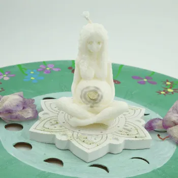 Svíčka Přírodní rituální svíce Gaia - bohyně Zěmě