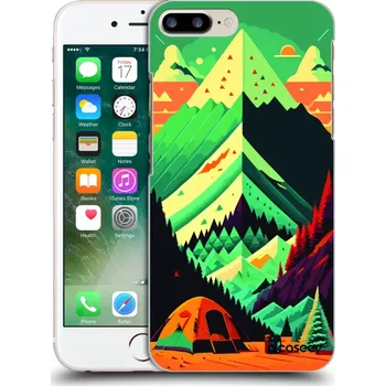 Pouzdro na mobilní telefon Picasee silikonový černý obal pro Apple iPhone 7 Plus - Whistler
