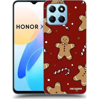 Pouzdro na mobilní telefon Picasee silikonový průhledný obal pro Honor X8 5G - Gingerbread 2
