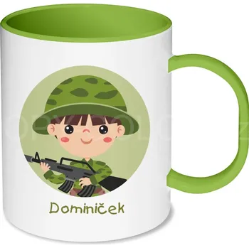 Gravírování Plastový hrnek pro děti - různé motivy s povoláními - zelený vnitřek