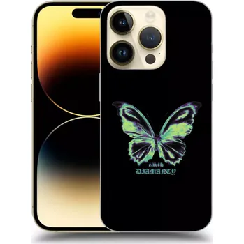 Pouzdro na mobilní telefon Picasee silikonový průhledný obal pro Apple iPhone 14 Pro - Diamanty Blue