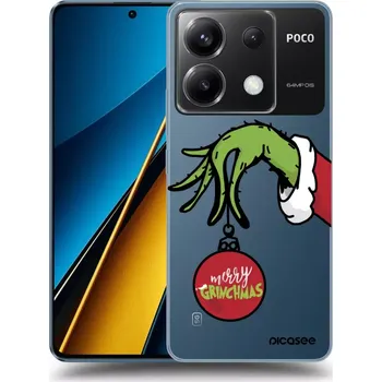 Pouzdro na mobilní telefon Picasee silikonový průhledný obal pro Xiaomi Poco X6 - Grinch
