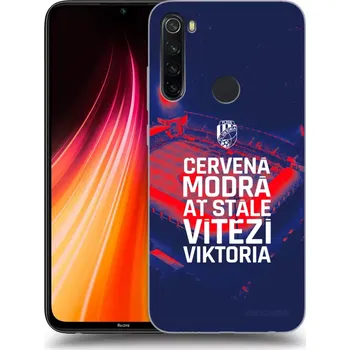 Pouzdro na mobilní telefon Picasee silikonový průhledný obal pro Xiaomi Redmi Note 8T - FC Viktoria Plzeň E