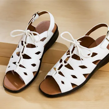 Dámské pantofle 3Pagen Sandály Dana bílá 37