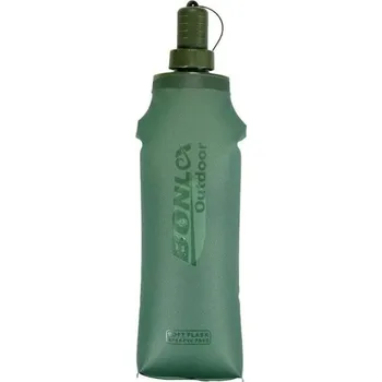 Skládací sportovní láhev na vodu 500 ml TPU Měkká baňka Hydratační vak na běh Kempování Turistiku Kolo Fitness Přenosná láhev