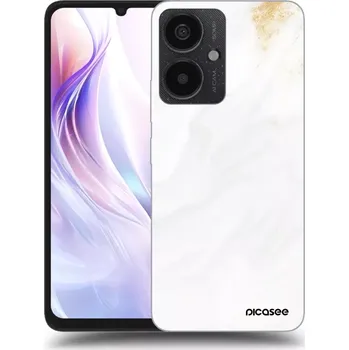 Pouzdro na mobilní telefon Picasee silikonový průhledný obal pro Xiaomi Redmi 13C 5G - Bílá