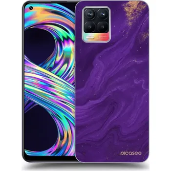Pouzdro na mobilní telefon Picasee ULTIMATE CASE pro Realme 8 4G - Fialová