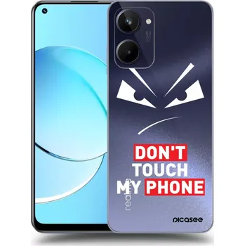 Pouzdro na mobilní telefon Picasee silikonový průhledný obal pro Realme 10 4G - Evil Eye - Transparent