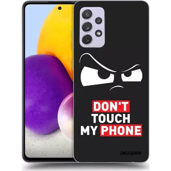 Pouzdro na mobilní telefon Picasee silikonový černý obal pro Samsung Galaxy A72 A725F - Cloudy Eye - Transparent