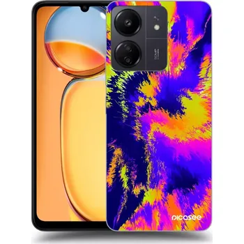 Pouzdro na mobilní telefon Picasee silikonový průhledný obal pro Xiaomi Redmi 13C 4G - Burn