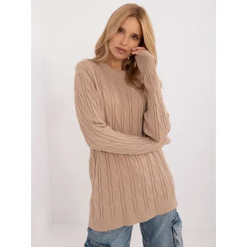 Dámský svetr Jumper AT SW 2343.88 camel jedna velikost