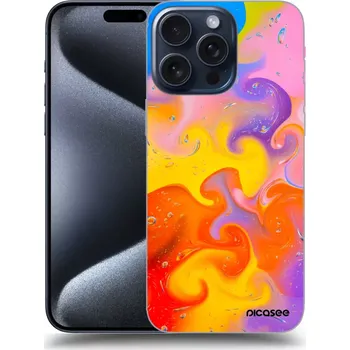 Pouzdro na mobilní telefon Picasee silikonový průhledný obal pro Apple iPhone 16 Pro Max - Bubbles