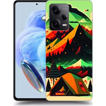 Pouzdro na mobilní telefon Picasee silikonový černý obal pro Xiaomi Redmi Note 12 5G - Montreal